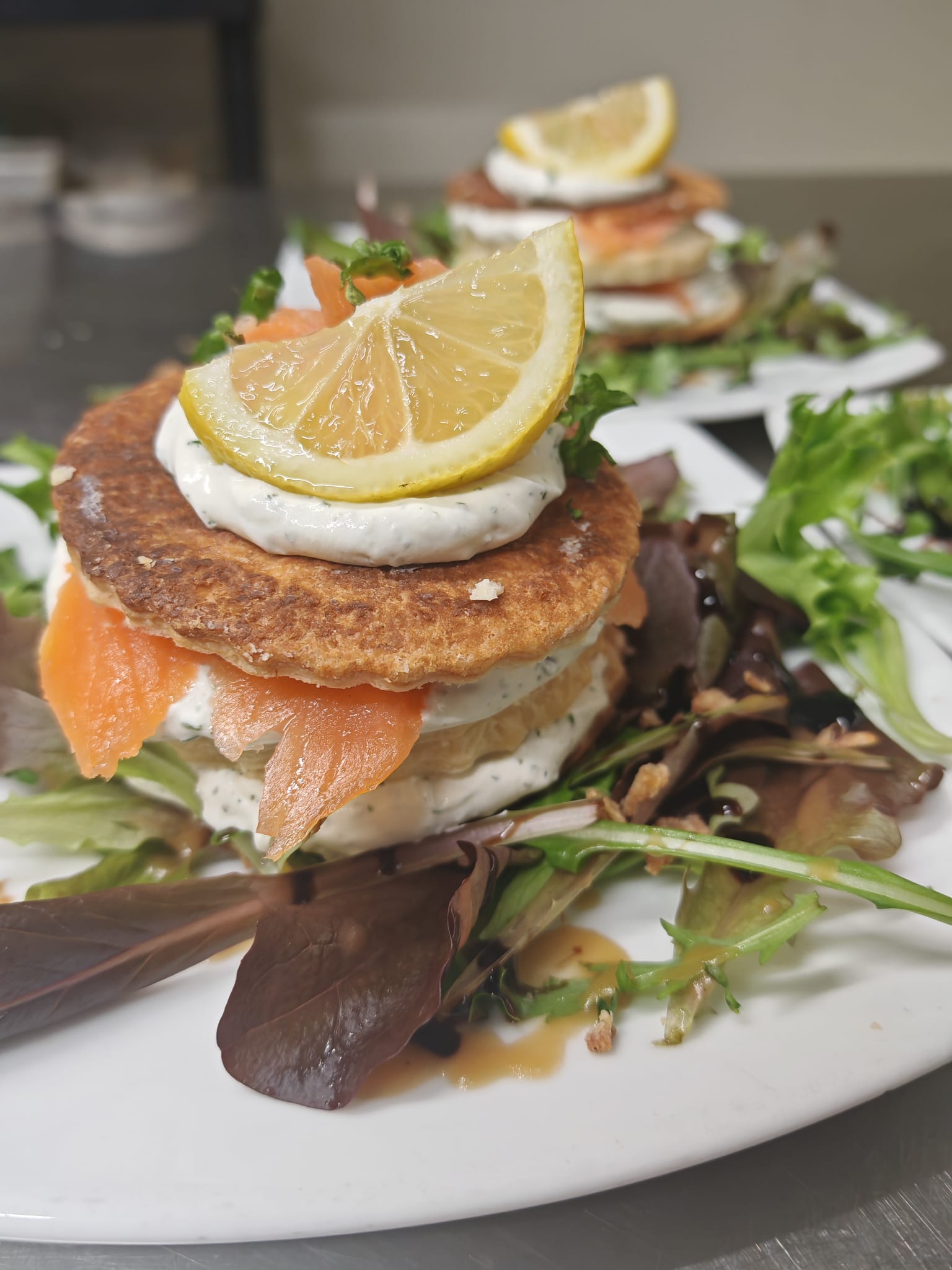 Millefeuille saumon fait maison